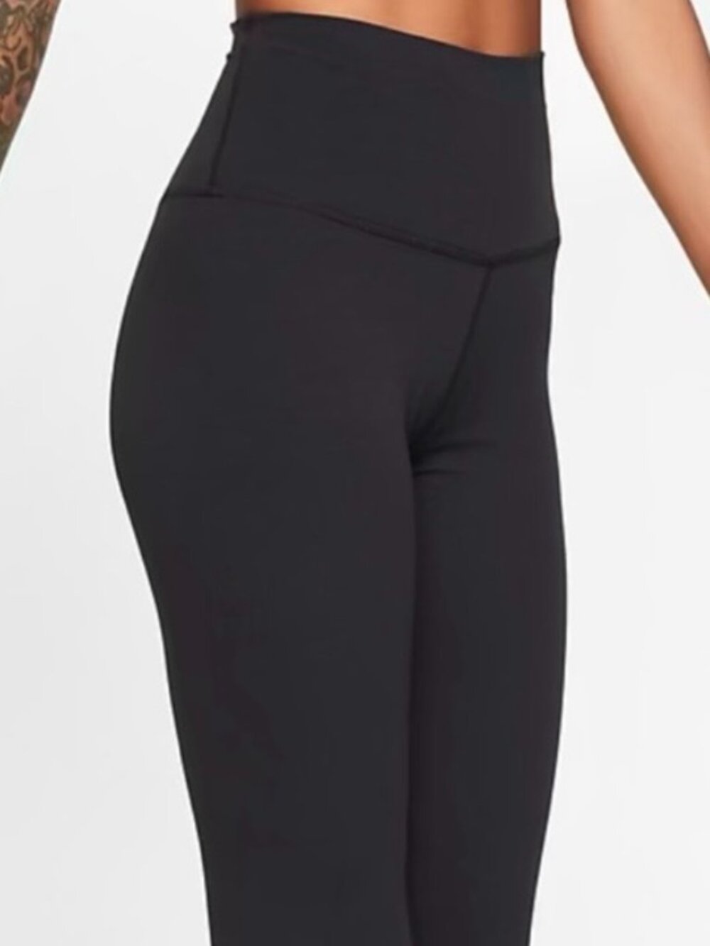 Nike Yoga Luxe Dri-FIT Infinalon High Rise 7/8 Leggings Black Size XL CJ3801-010